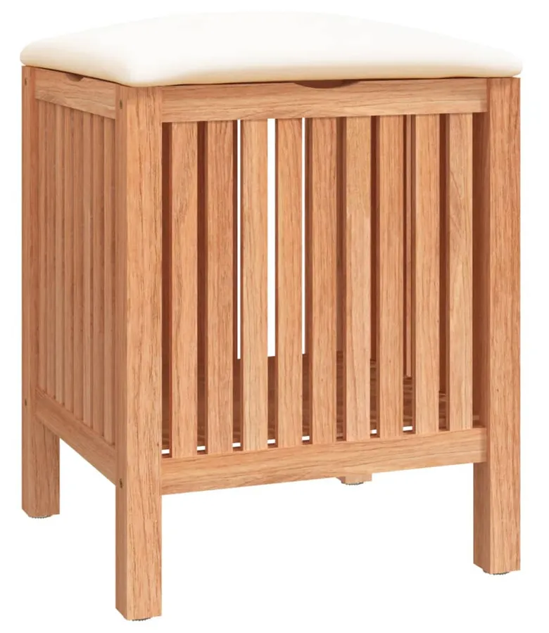 Drewniany Kosz Na Pranie Z Siedziskiem 40X12X4 Cm N4-A38