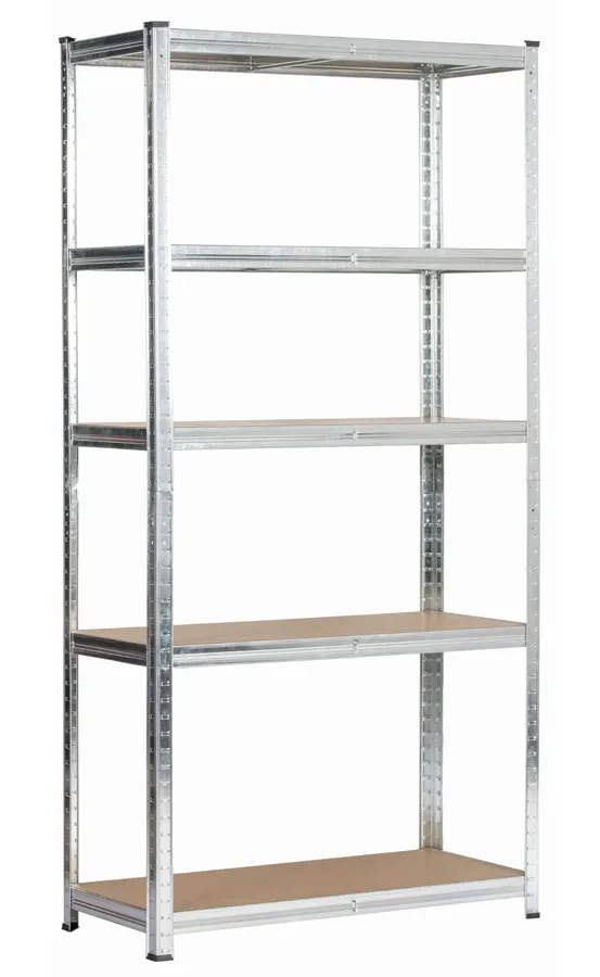 Metalowy srebrny regał 180 cm M5-C22