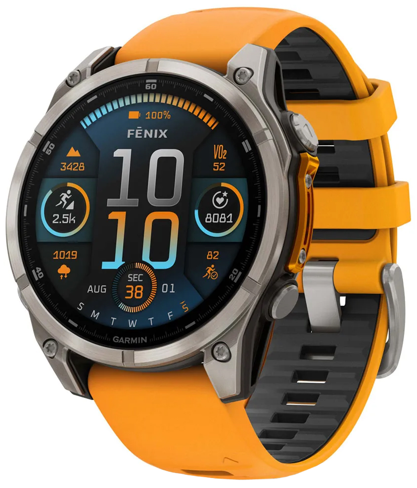 Garmin Fenix 8 Amoled 47mm 010-02904-11 Pomarańczowy