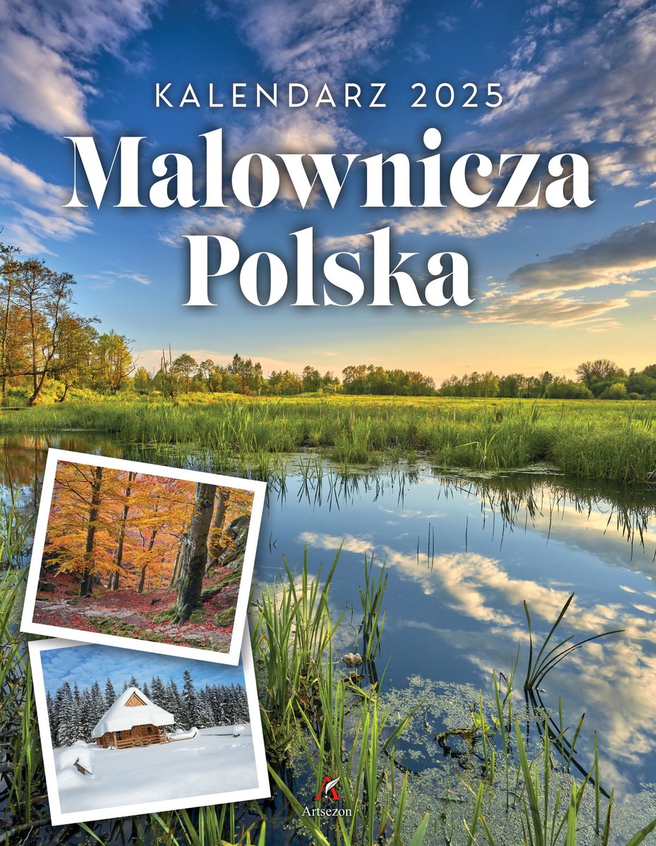 Kalendarz ścienny, Malownicza Polska, 34x44