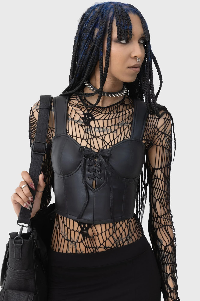 gorsetowy top KILLSTAR - MOONLESS-XXL