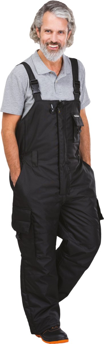 Spodnie ogrodniczki zimowe. OCIEPLANE BLACKER OXFORD 600D   wodoodporne XXL Leber&Hollman