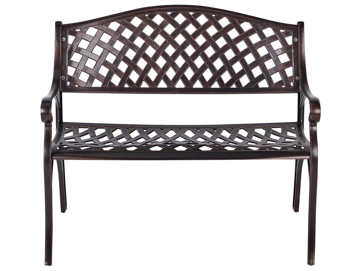 Ławka ogrodowa 104 cm Brązowy STAGGIA