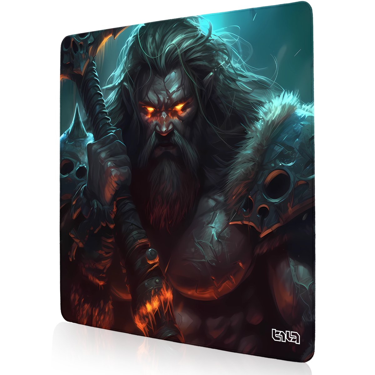 PODKŁADKA POD MYSZKĘ XXL Wojownicza Furia 30x30 TILT Dla gracza Na biurko