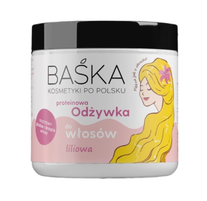 BAŚKA Proteinowa odżywka do włosów liliowa 250 ml