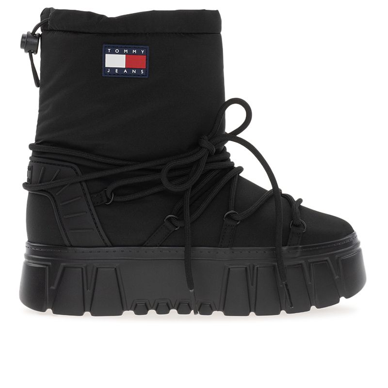 Buty Tommy Jeans Hybrid Boot EN0EN02601-BDS - czarne - Tommy Hilfiger