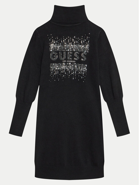 Guess Sukienka codzienna J4BK13 Z2NQ2 Czarny Comfort Fit