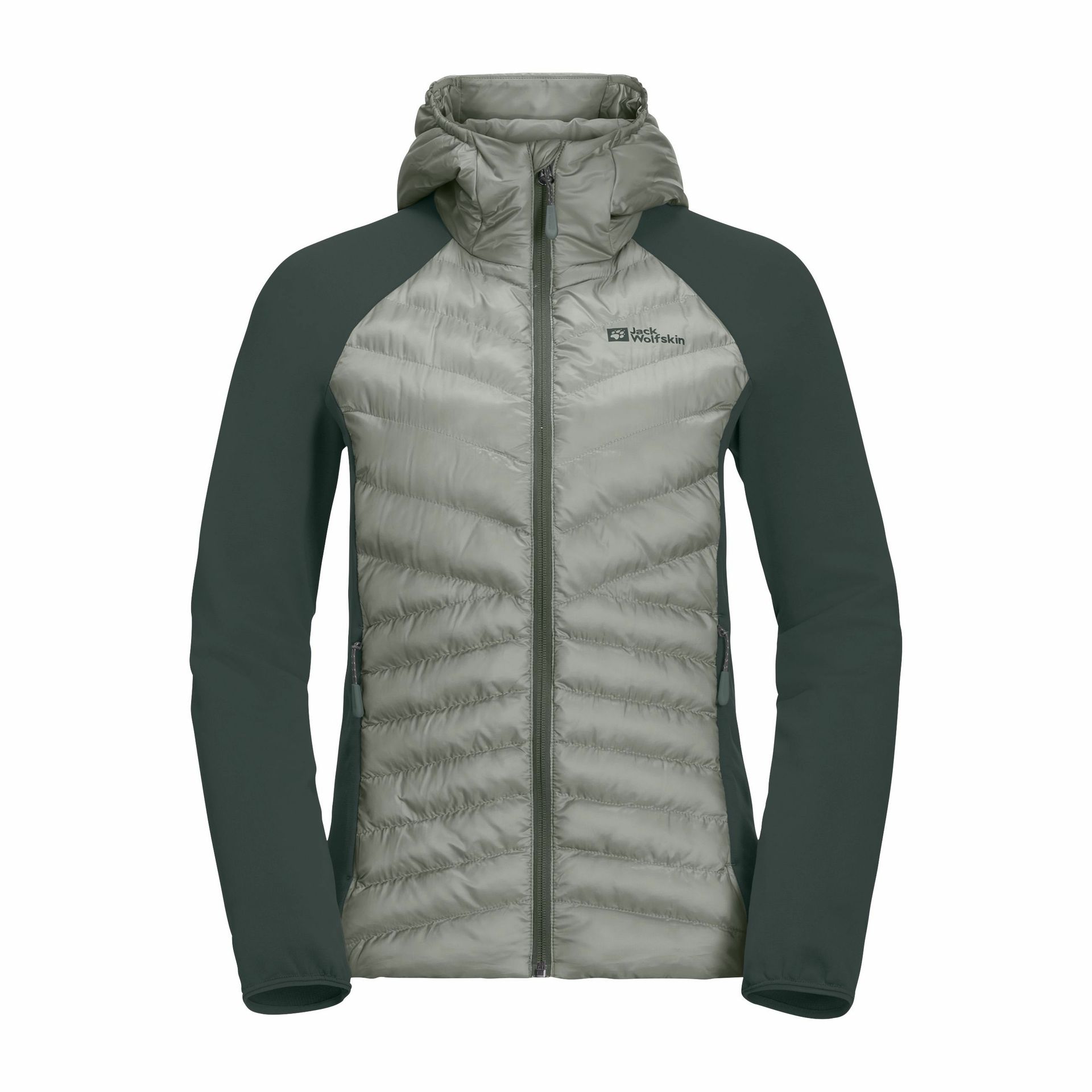 Damska kurtka hybrydowa Jack Wolfskin ROUTEBURN PRO HYBRID W mint leaf - M