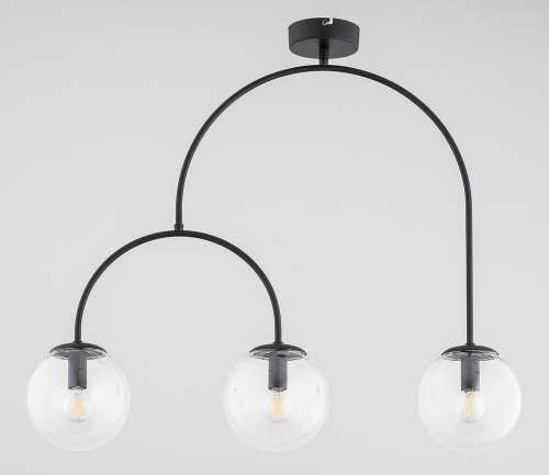 Dilar lampa wisząca 3xE14 czarna 62493