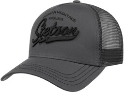 Czapka Trucker Since 1865 by Stetson, szary, One Size Big