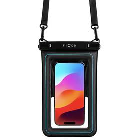 Etui sportowe na rękę. Dla  telefonów komórkowych FIXED FIXED Float Max, kvalitní uzamykací systém, IPX8 (FIXFLT-M-BK) Czarne