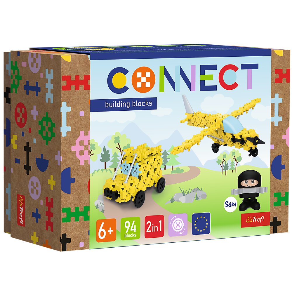 61969 Klocki Connect - Light Plane / Jeep - S