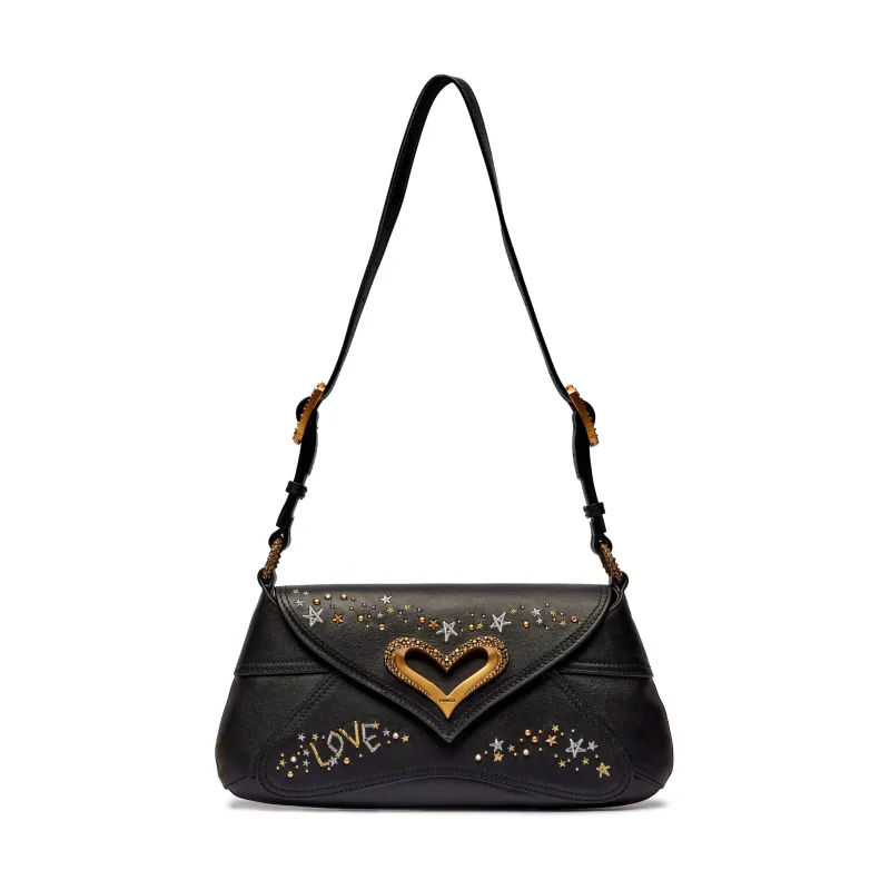 Pinko Skórzana torebka na ramię