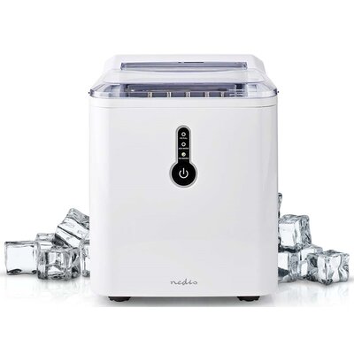 Nedis KAIC100FWT Kostkarka do lodu 1,6 l 12 kg Plastyczny