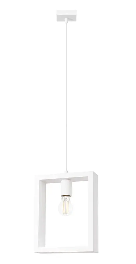Biała skandynawska lampa wisząca geometryczna - 3X A646 N3-C06