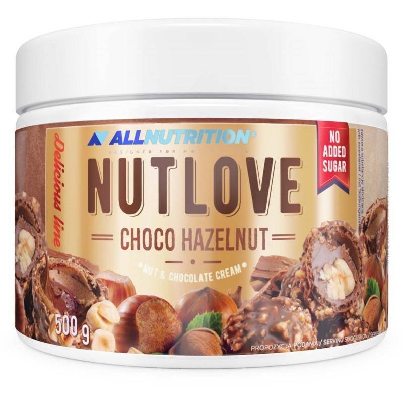 Allnutrition, krem czekoladowy z dodatkiem orzechów Nutlove, 500 g