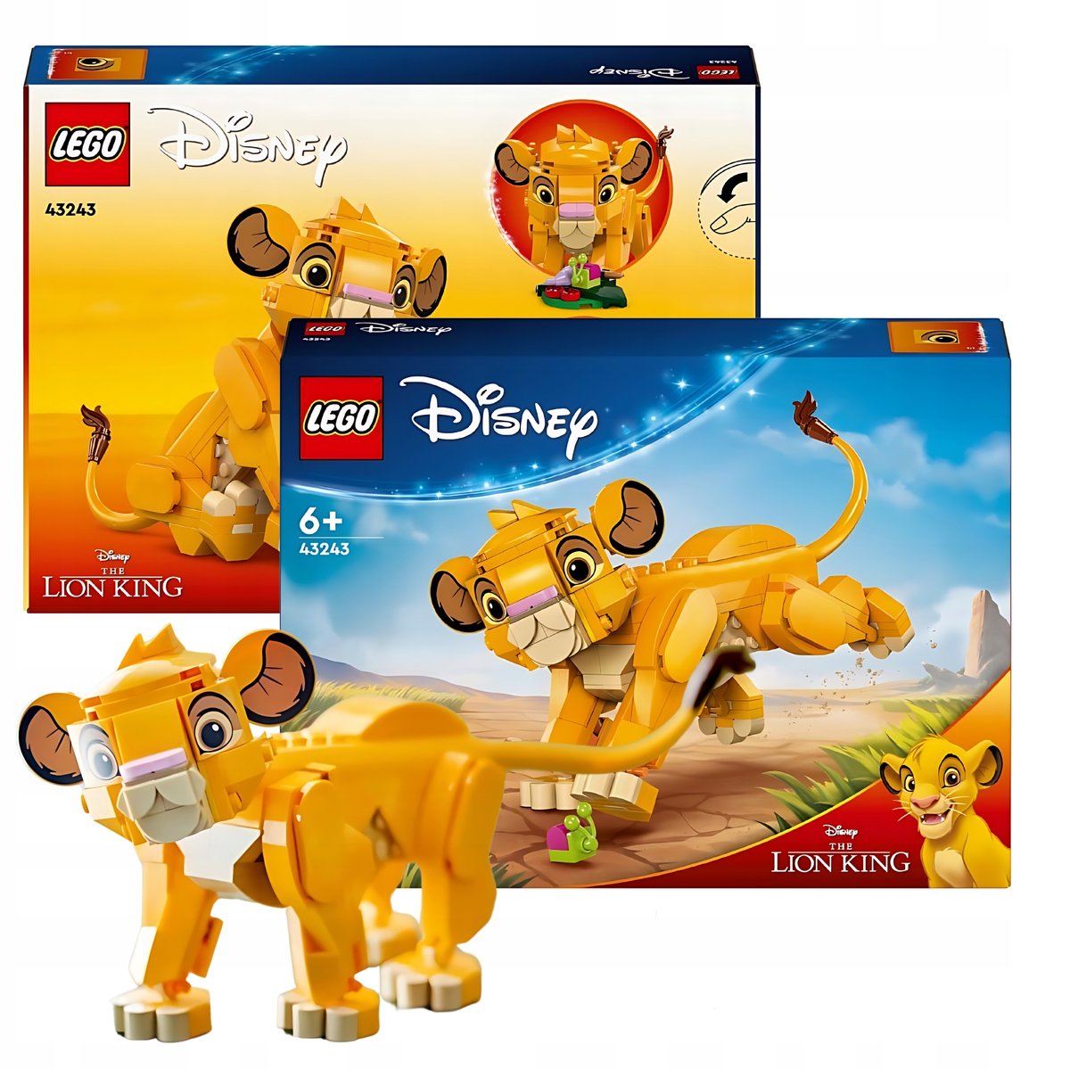 LEGO DISNEY ZESTAW KRÓL LEW SIMBA LION KING LWIĄTKO PREZENT
