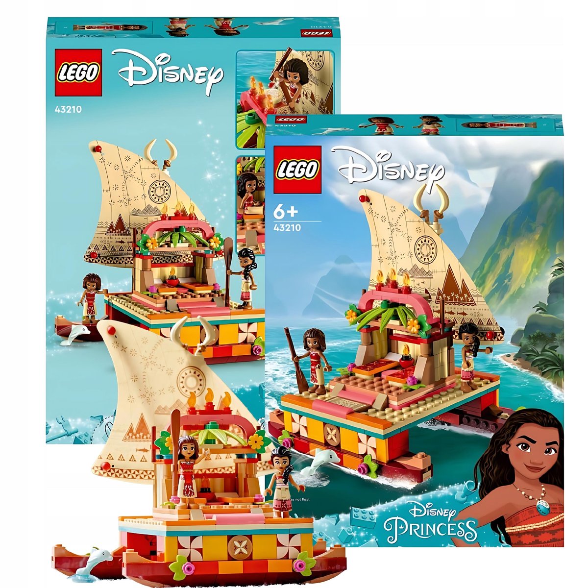 LEGO DISNEY ZESTAW KATAMARAN VAIANY PRINCESS VAIANA PREZENT