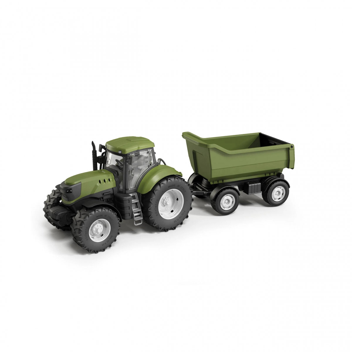 ZIELONY Z WYWROTKĄ W PUDEŁKU TRAKTOR