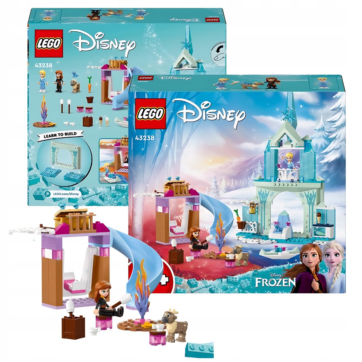 LEGO DISNEY ZESTAW LODOWY ZAMEK ELZY KRAINA LODU FROZEN PREZENT