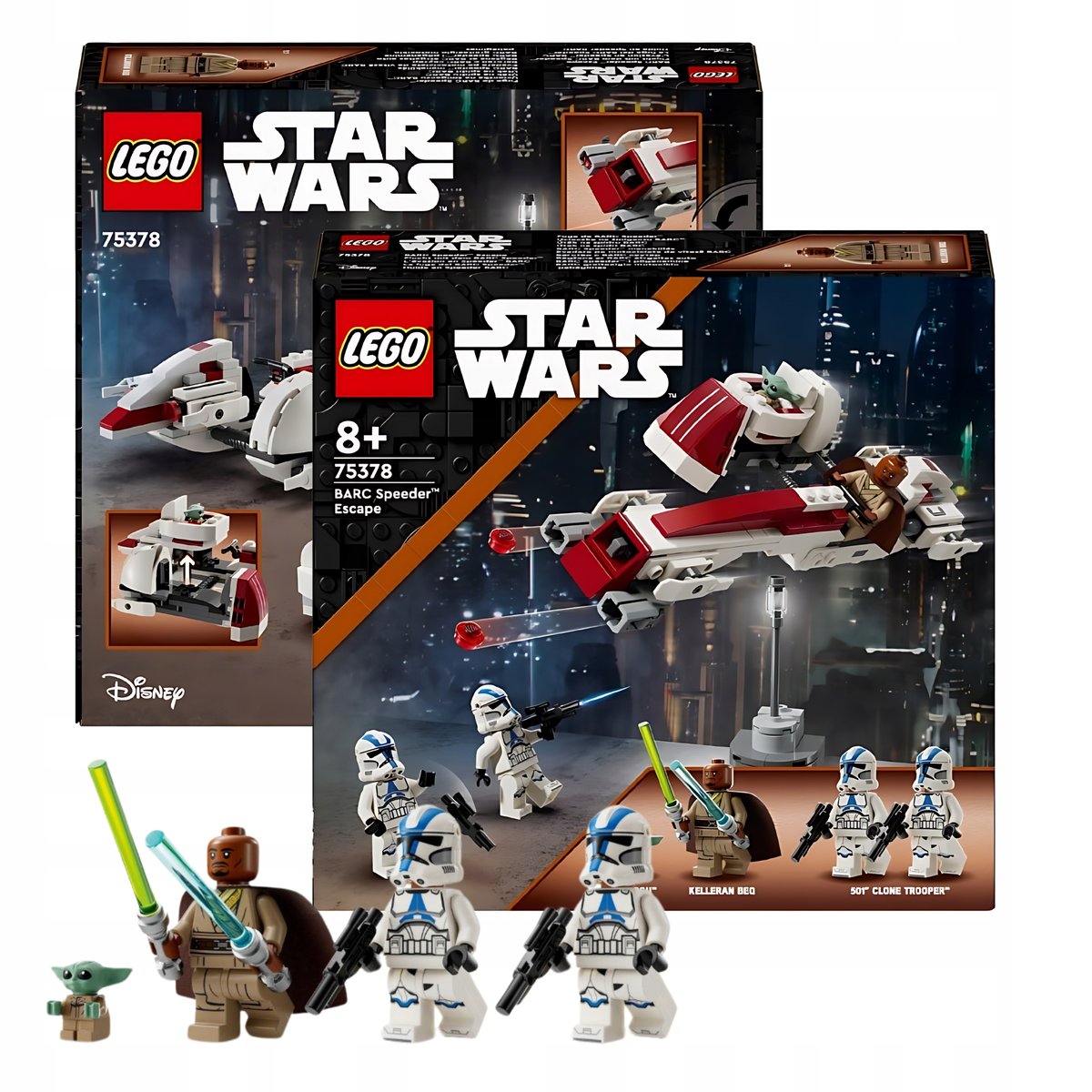 LEGO STAR WARS 75378 ZESTAW UCIECZKA NA ŚMIGACZU KOSMICZNYM PREZENT