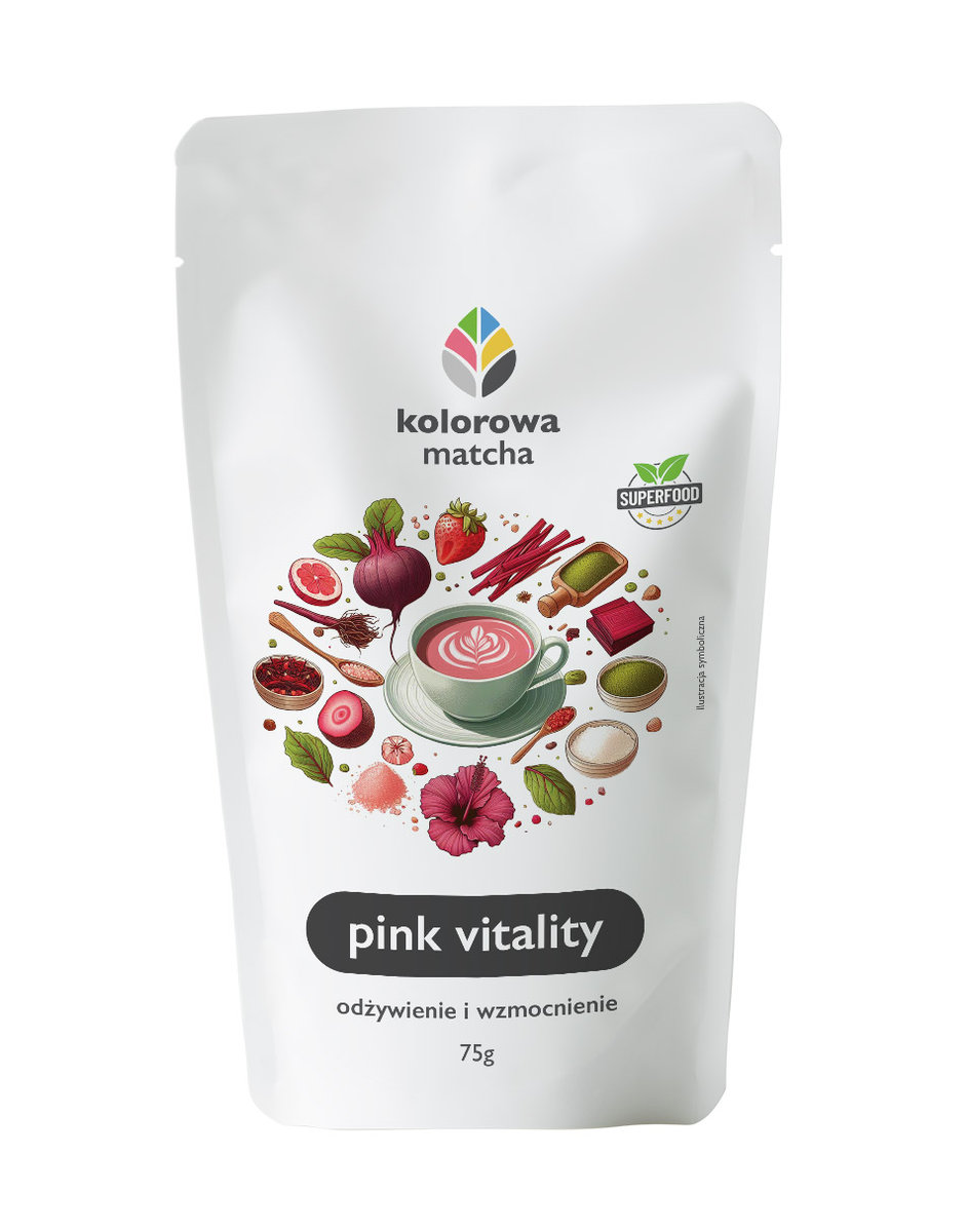 Kolorowa Matcha Pink Vitality 75g