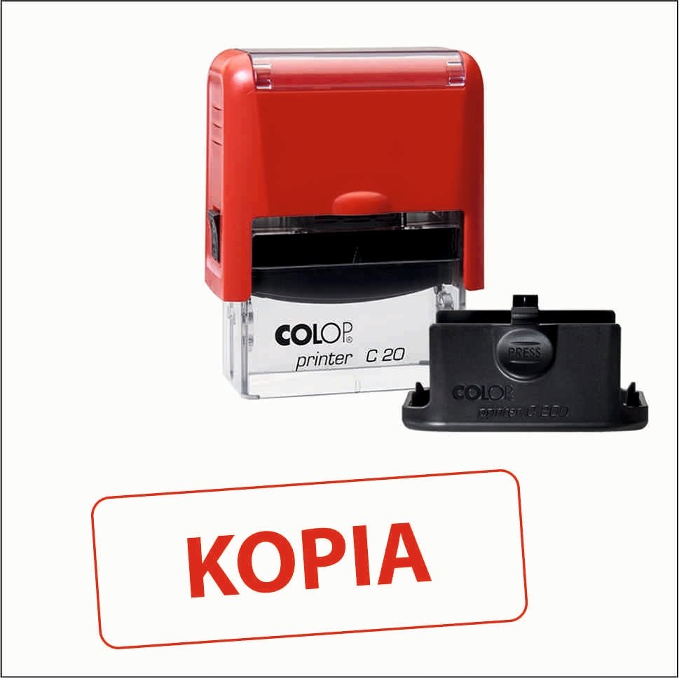 Pieczątka KOPIA, Colop Compact 20, 14x38mm, automat, nowa
