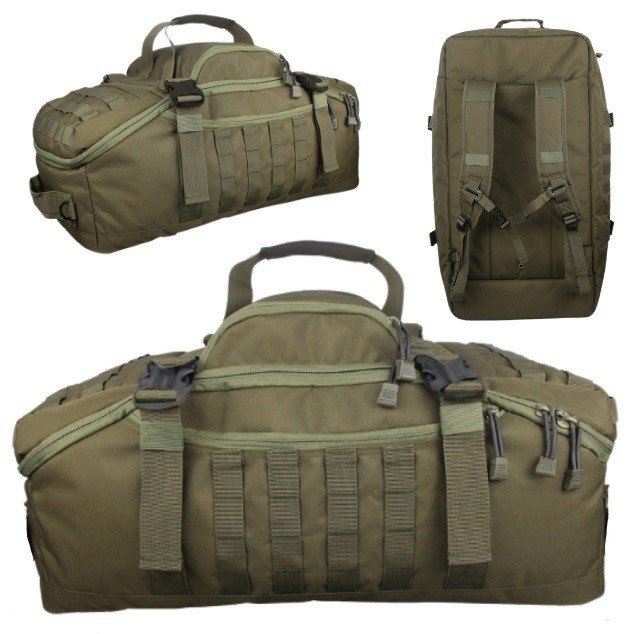 Torba Wojskowa Podróżna Poligonowa Turystyczna Militarna Na Ramię Plecak Zielony