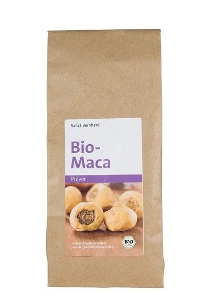 Kräuterhaus Sanct Bernhard Sproszkowany korzeń maca 500 g Bio