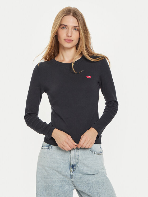 Levi's® Bluzka 000KL-0001 Czarny Regular Fit