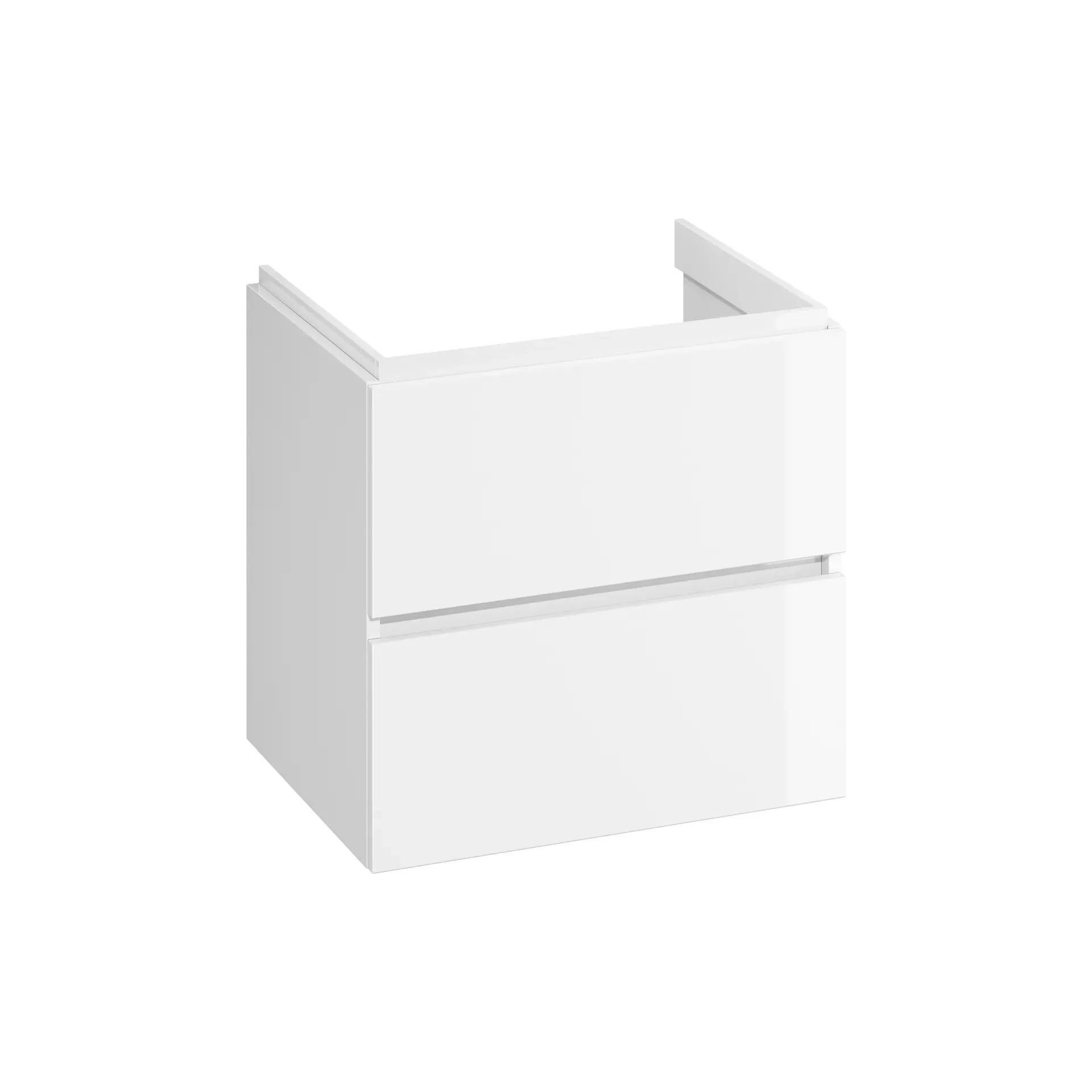 Zestaw mebli łazienkowych Senti Malta Plus 60 cm biały połysk