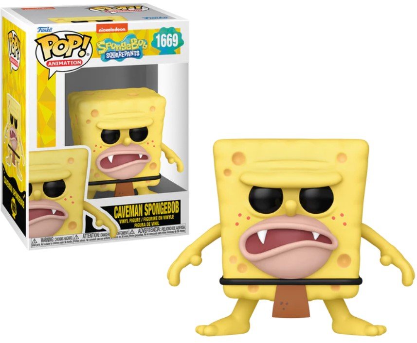 funko pop! spongebob squarepants 1669 figurka caveman kanciastoporty