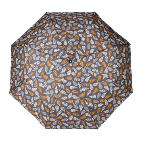 Parasol damski Doppler Fiber Joe półautomatyczny składany szary wzór