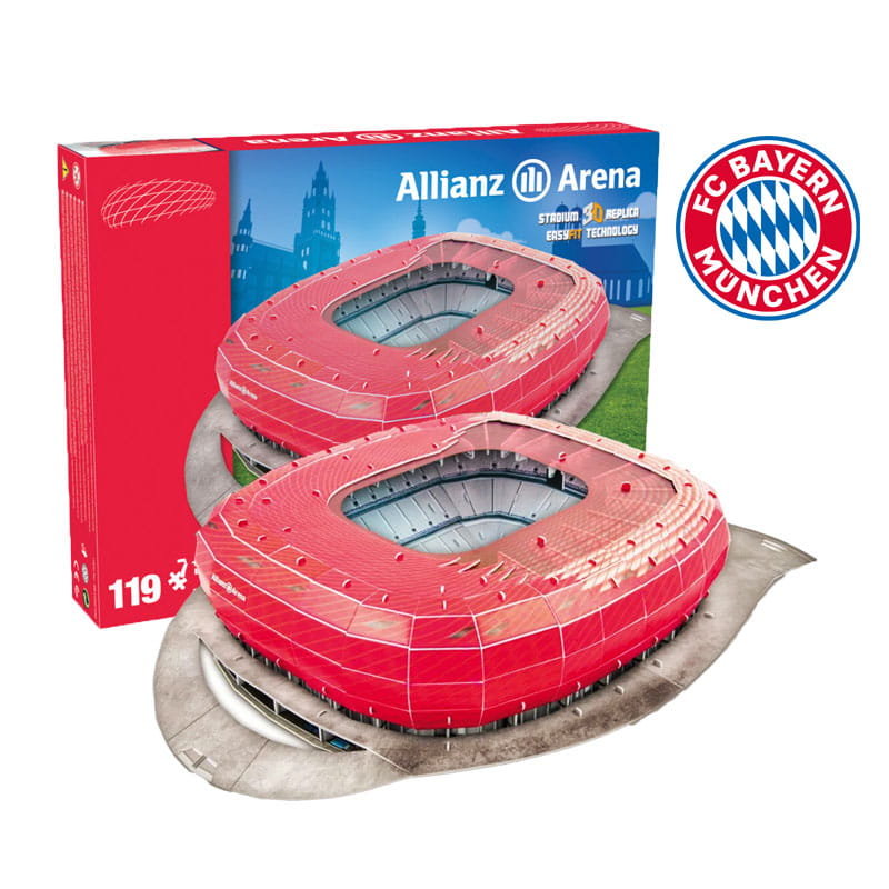 Stadion piłkarski ALLIANZ ARENA - Bayern Monachium FC - Puzzle 3D 119 elementów - model klubowy
