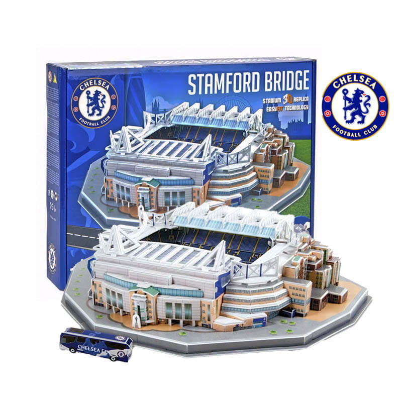 Stadion piłkarski STAMFORD BRIDGE - Chelsea FC - Puzzle 3D 171 elementów - model klubowy