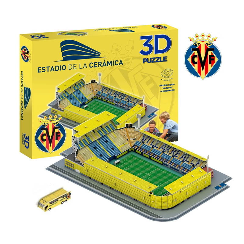 Stadion piłkarski - Villarreal FC - Puzzle 3D 98 elementów - model klubowy