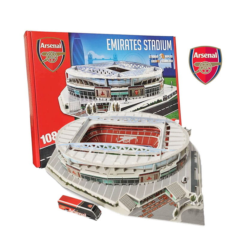 Stadion piłkarski EMIRATES - Arsenal FC - Puzzle 3D 108 elementów - model klubowy