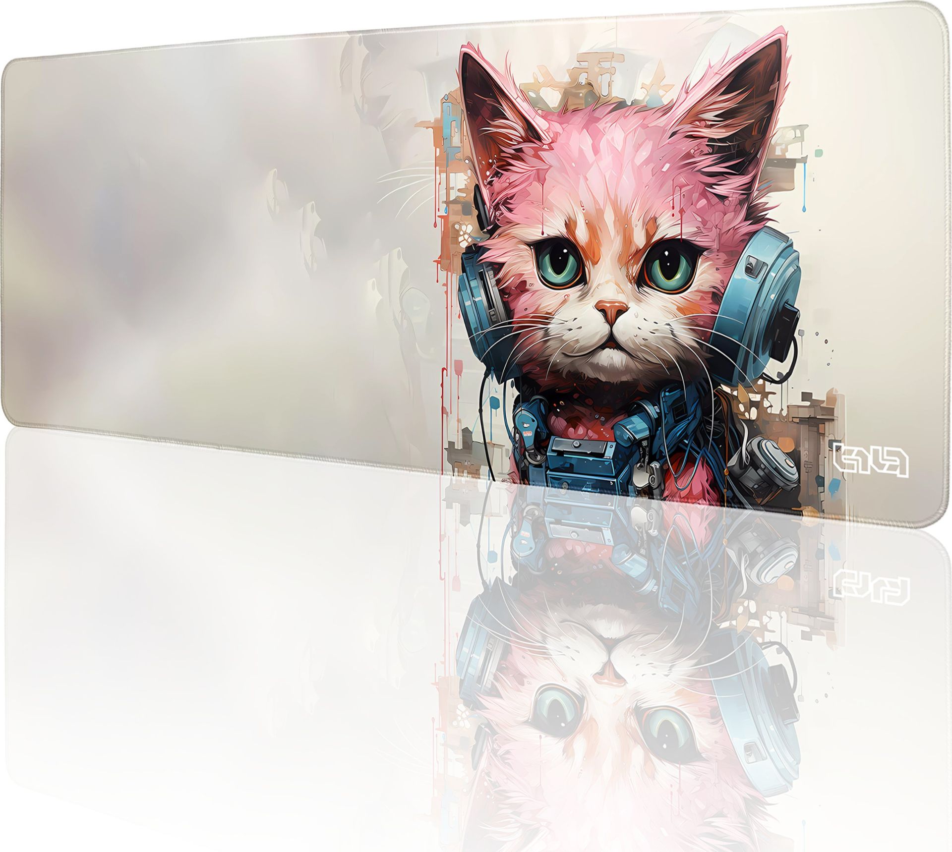 Podkładka Tilt DUŻA PODKŁADKA POD MYSZKĘ Kot ze Złomowiska 80x30 TILT Gamingowa