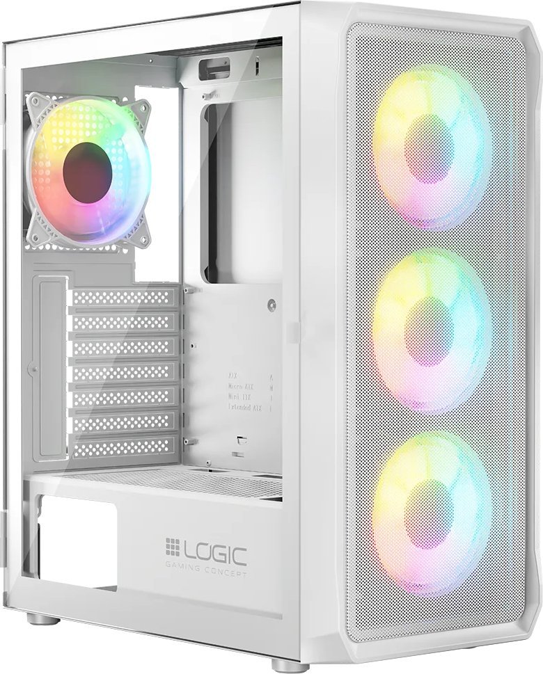 Obudowa Logic Concept Portos ARGB biała (AT-PORTOS-20-0000000-0002)