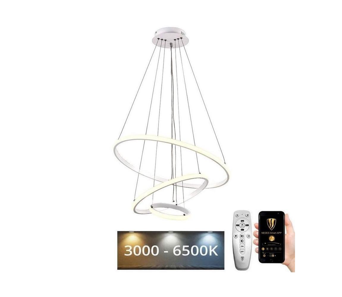 Brilagi - LED Żyrandol ściemnialny na lince CIRCLE LED/90W/230V 3000-6500K + pilot