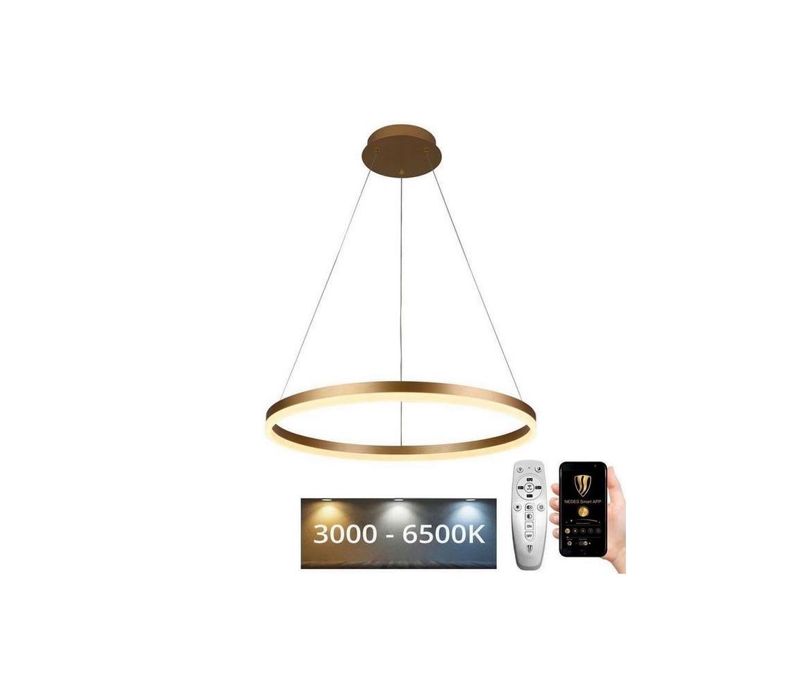 Brilagi - LED Żyrandol ściemnialny na lince CIRCLE LED/42W/230V 3000-6500K + pilot