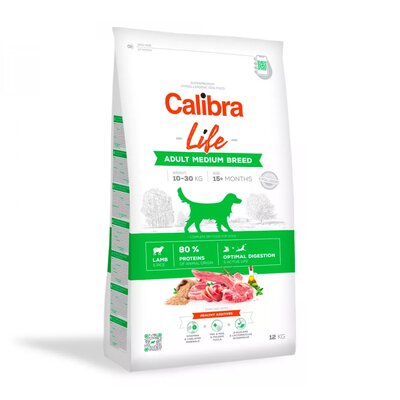 Calibra Life Dog Adult Medium Breed Lamb New 12kg - sucha karma dla psa