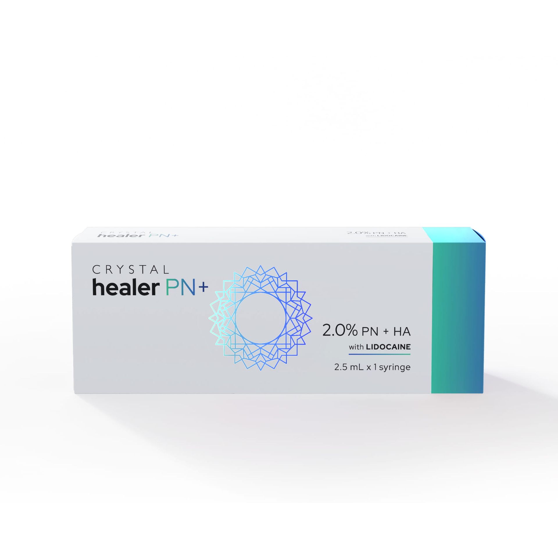 Crystal Healer 2.0% PN+ HA Lidocaine 1x2,5ml – preparat kosmetologiczny do skóry twarzy 5ml