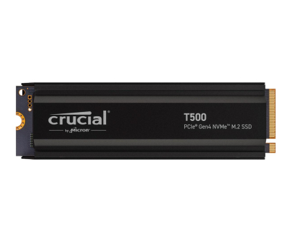 Crucial 4TB M.2 PCIe Gen4 NVMe T500 Heatsink