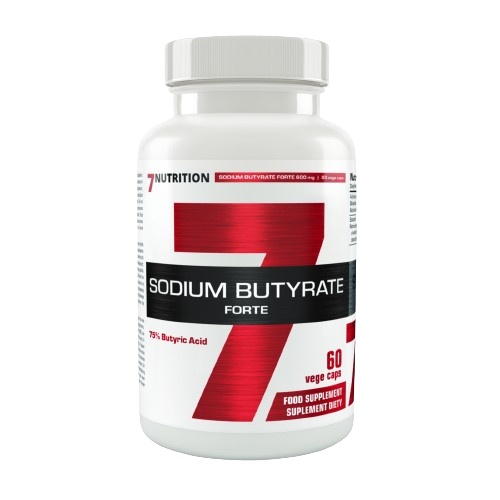7Nutrition Sodium Butyrate FORTE 600mg 60vcaps. Maślan sodu