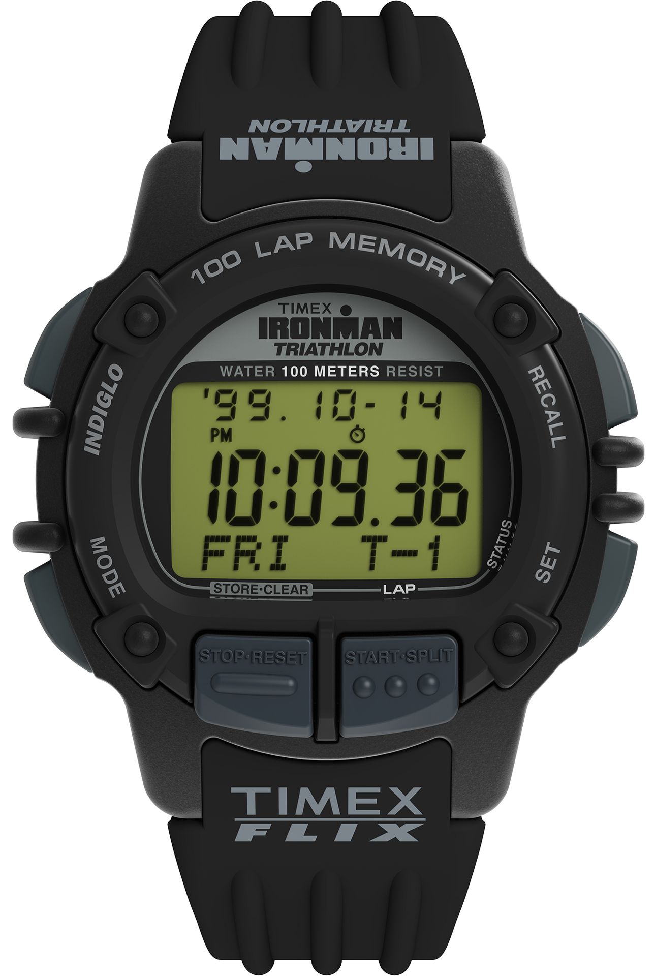 Zegarek Timex TW5M63000 Ironman Flix 100 Lap 42mm