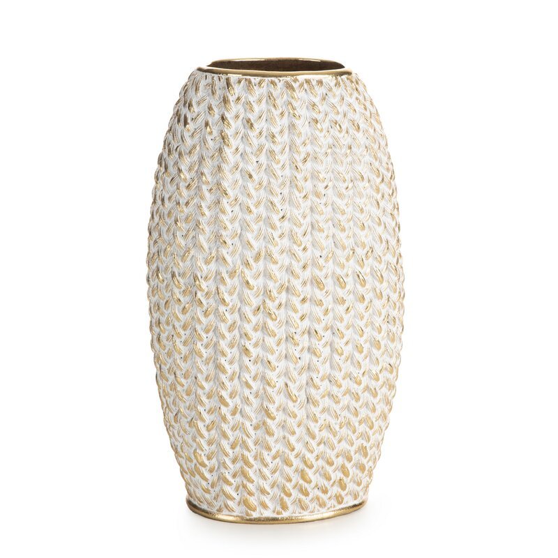 Eurofirany, Wazon, C/MOLI/2/WAZ/02 16X12X27 B+ZŁOT