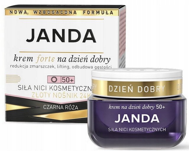 Janda, Krem forte do twarzy 50+ na dzień, 50ml