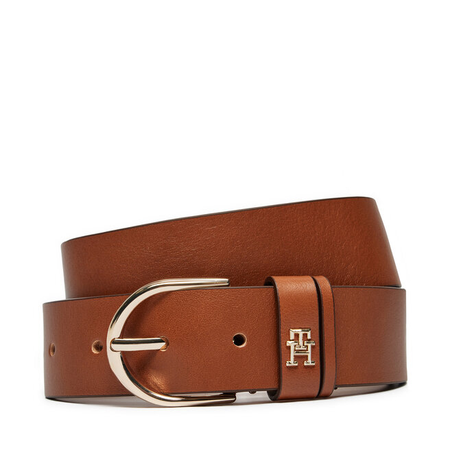 Pasek Damski Tommy Hilfiger Essential Effortless AW0AW16352 Brązowy