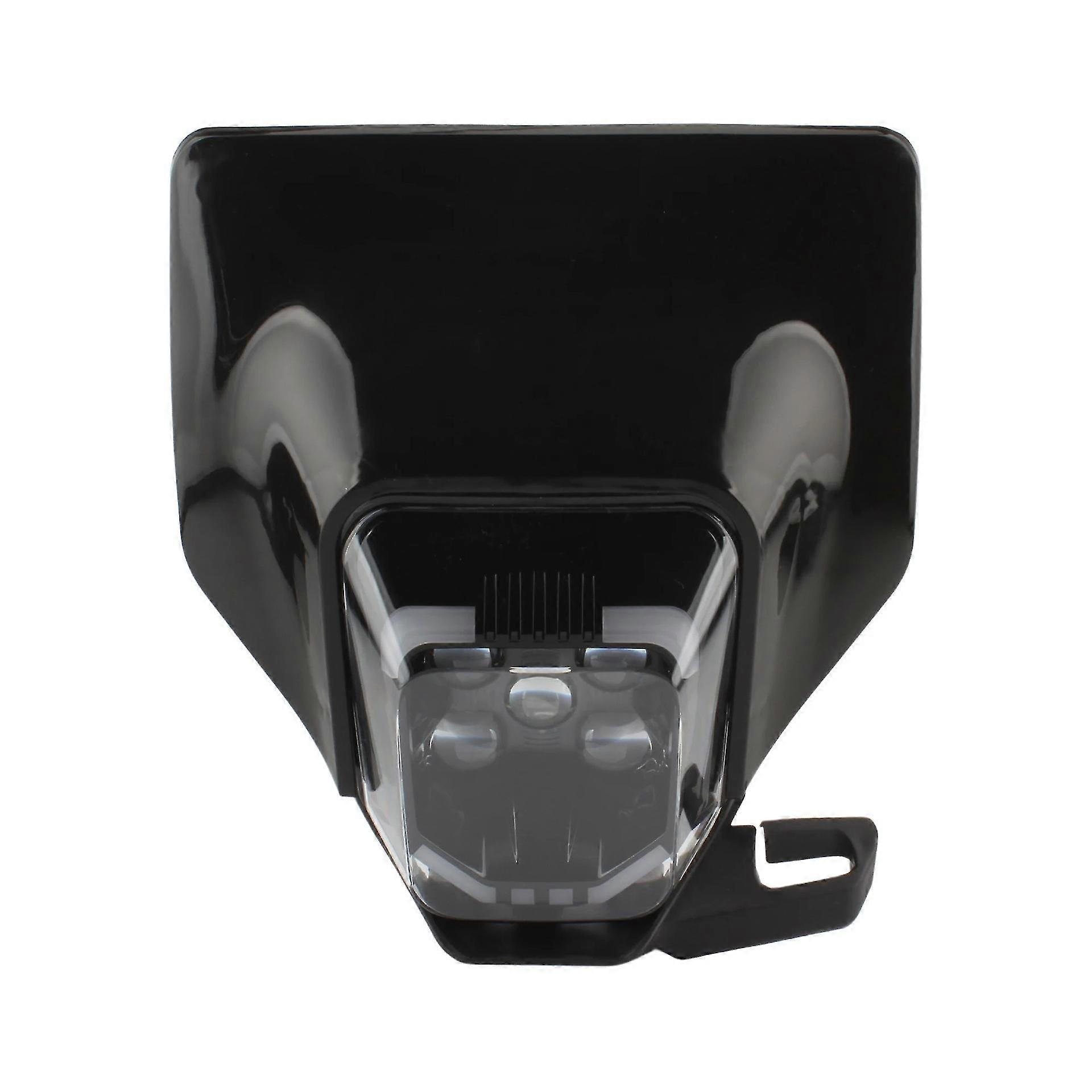 Reflektor motocyklowy LED do pojazdu terenowego Husqvarna Fc Tc Fe Te 250 350 450 5 Latarka czołowa z koralikami Czarna